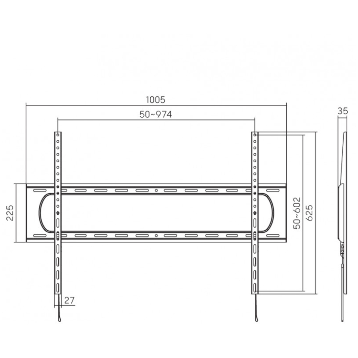 Suport TV fixat Reflecta Plano Flat 120-9060 în Moldova - xstore.md photo 3