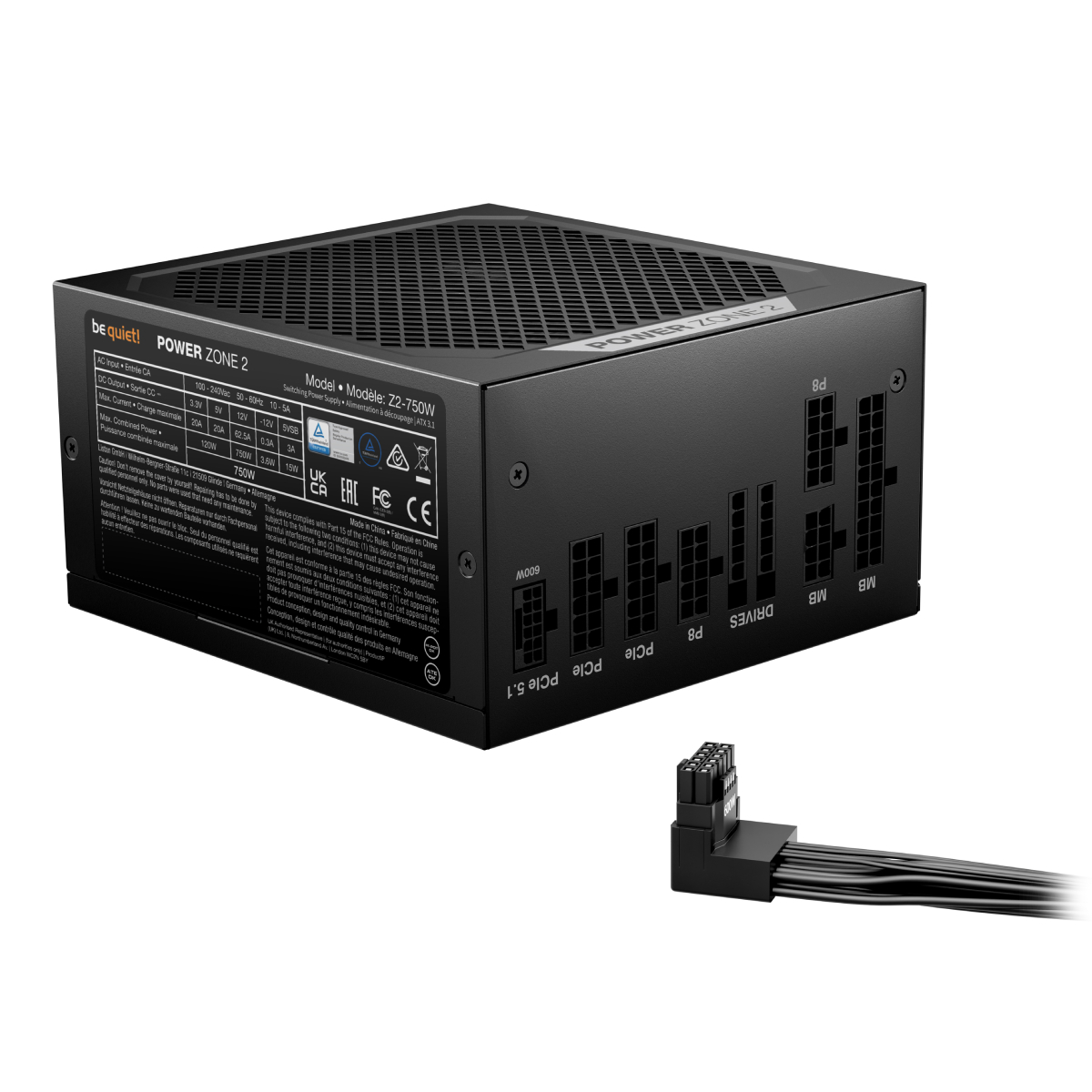 Sursă de alimentare be quiet! Power Zone 2 750W în Moldova - xstore.md photo 2
