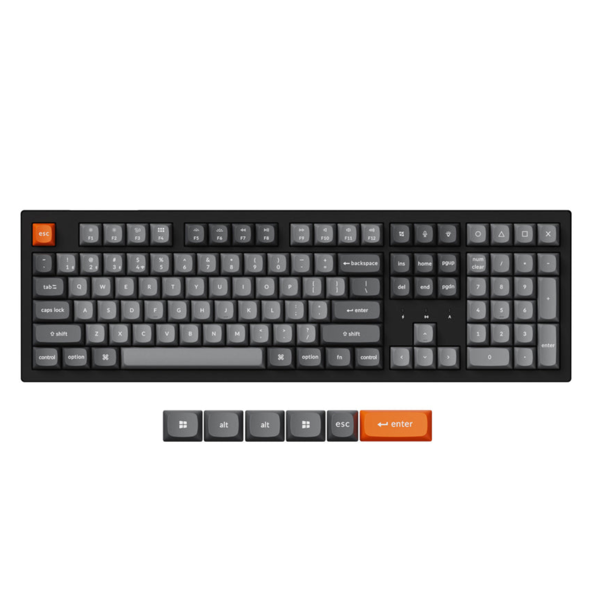 Tastatură Keychron K10 Max QMK K10M-H1-RU, Black în Moldova - xstore.md photo