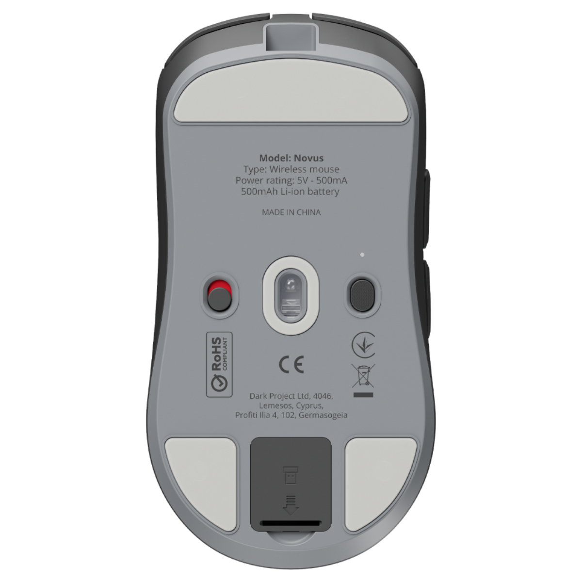 Wireless Mouse Dark Project Novus în Moldova - xstore.md photo 8