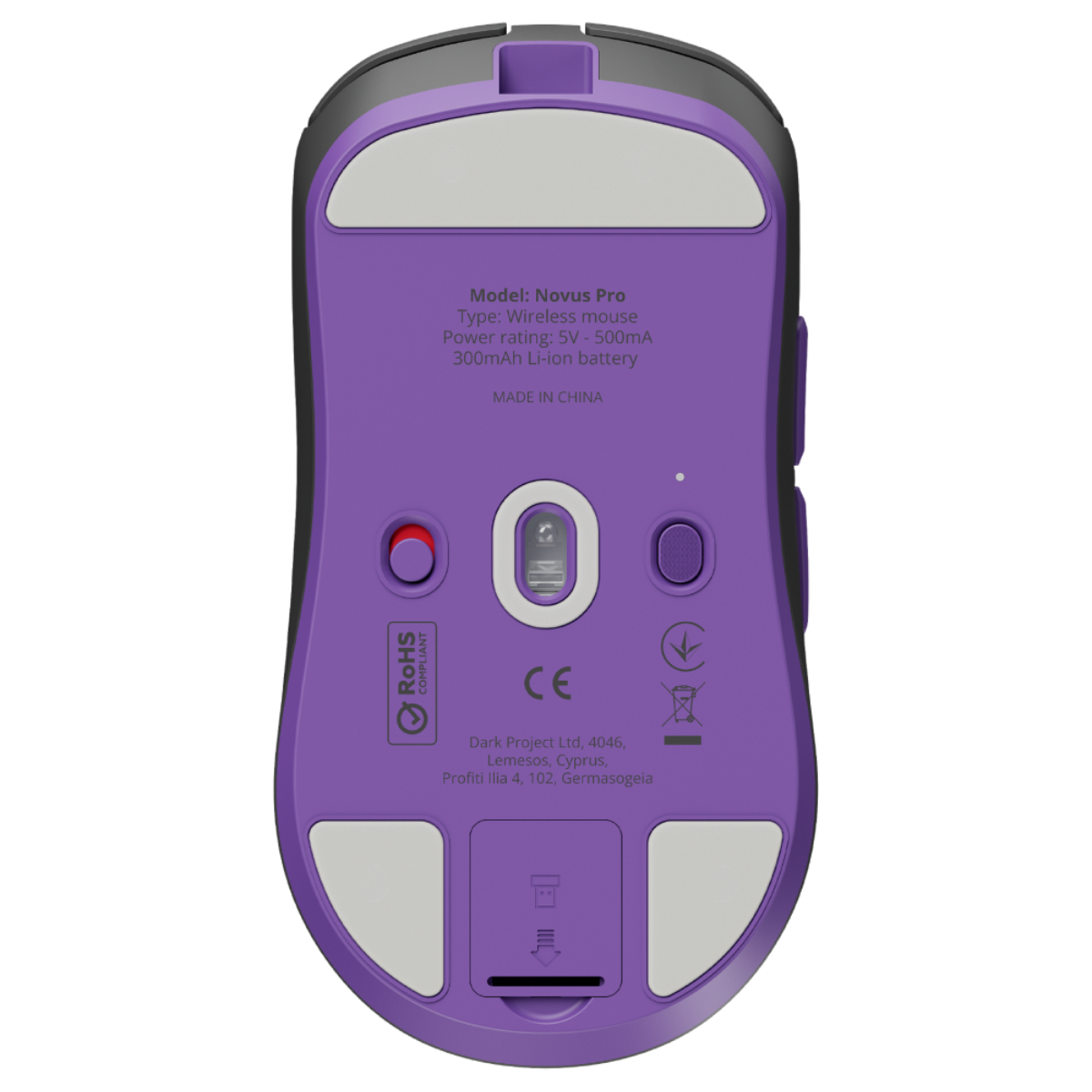 Wireless Mouse Dark Project Novus Pro în Moldova - xstore.md photo 9
