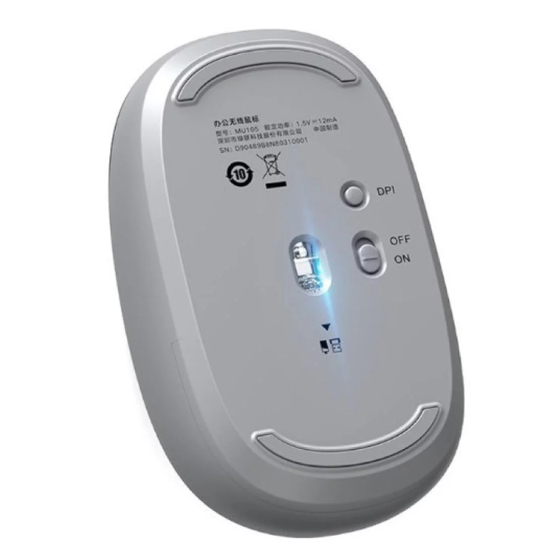 Wireless Mouse UGREEN MU105, Moonlight Gray în Moldova - xstore.md photo 0