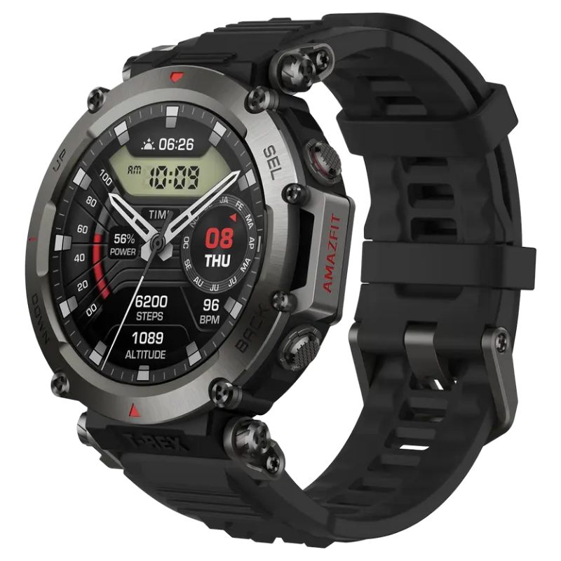 Xiaomi Amazfit T-Rex Ultra, Abyss Black - xstore.md photo 1