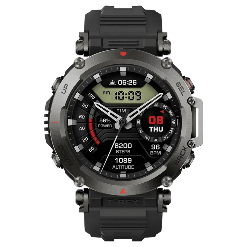 Xiaomi Amazfit T-Rex Ultra, Abyss Black - xstore.md photo 0
