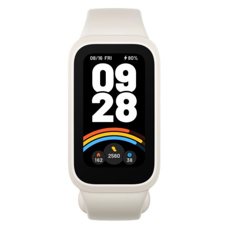 Brățară inteligentă Xiaomi Smart Band 9 Active, Beige White - xstore.md photo