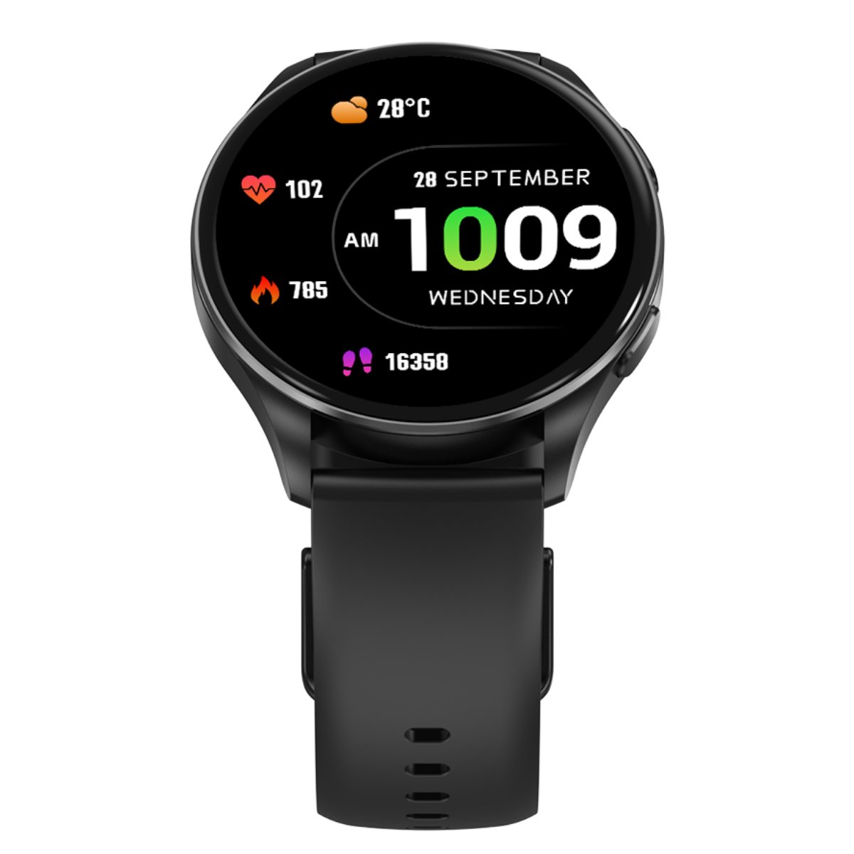 Blackview Watch X20, Midnight Black - xstore.md photo 1