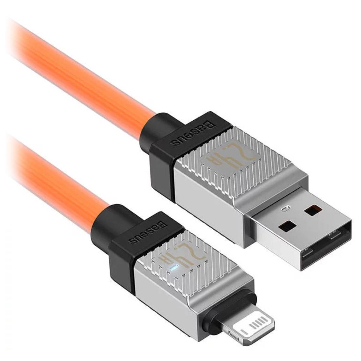 Cablu Type-A to Lightning Baseus, 1m orange - xstore.md photo 0