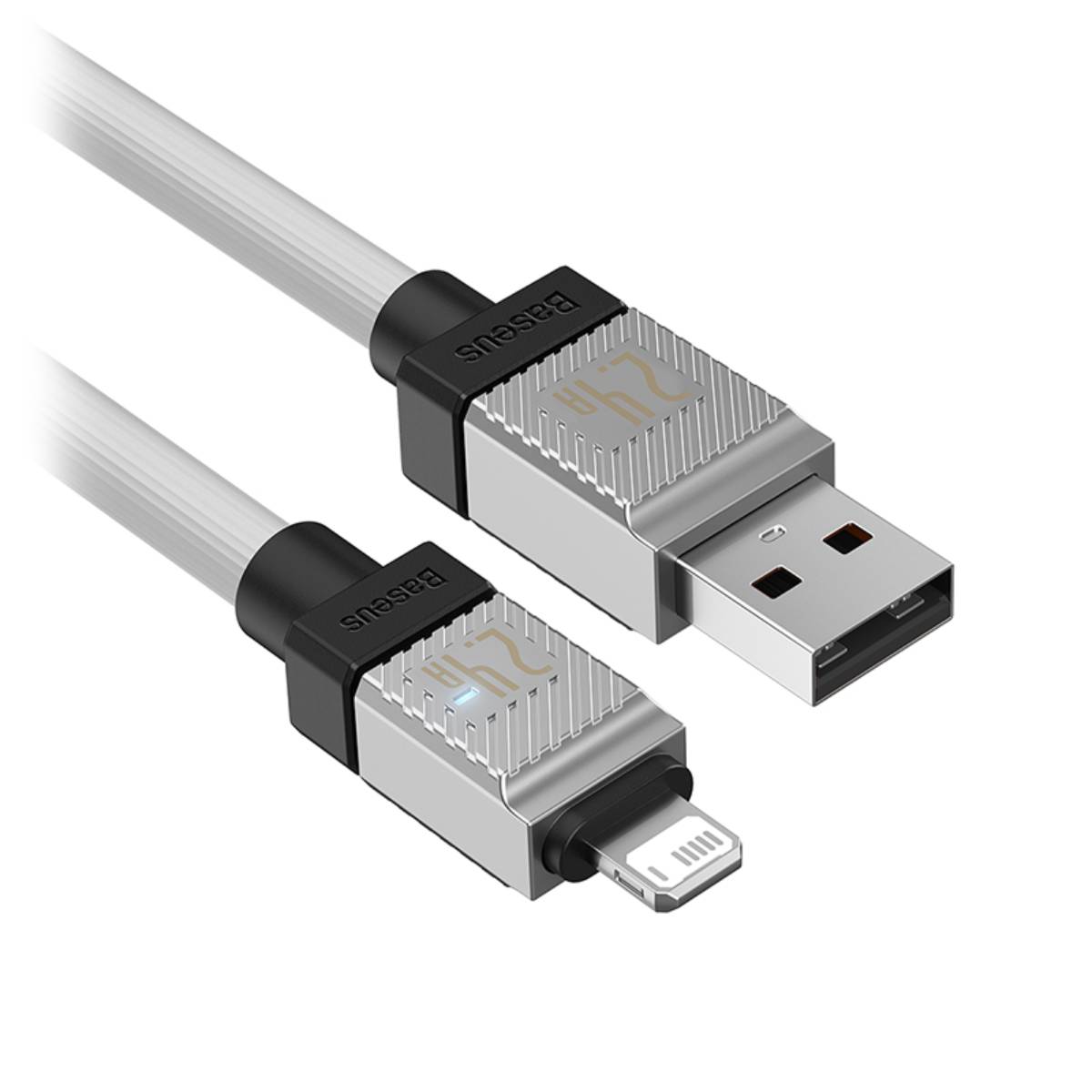 Cablu Type-A to Lightning Baseus, 1m white - xstore.md photo 0