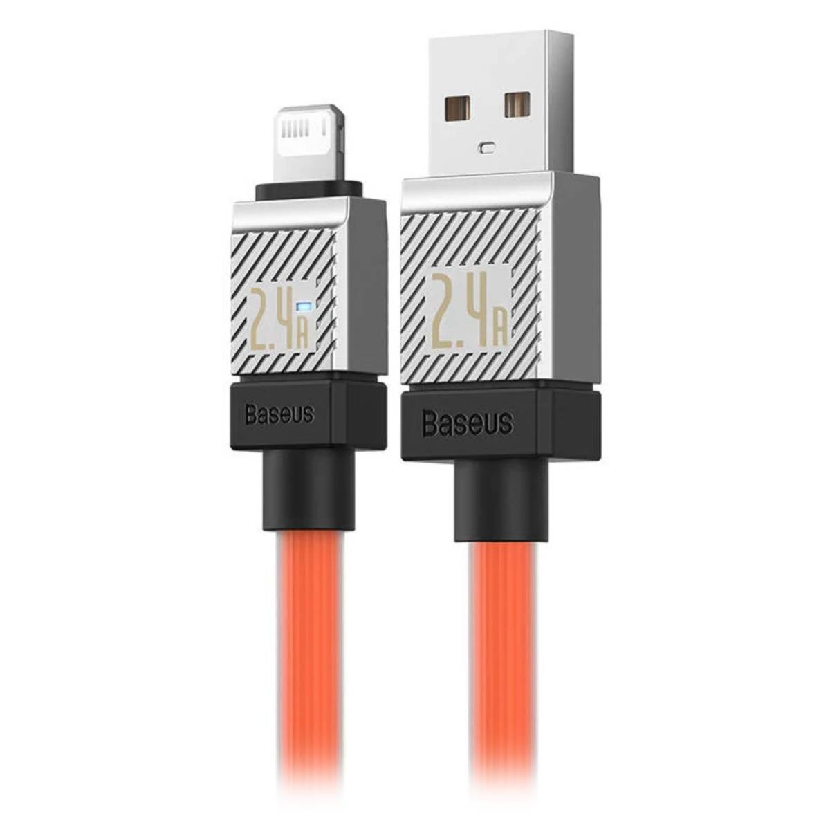 Cablu Type-A to Lightning Baseus, 1m orange - xstore.md photo 1