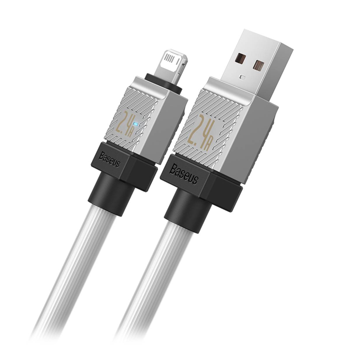 Cablu Type-A to Lightning Baseus, 1m white - xstore.md photo 1