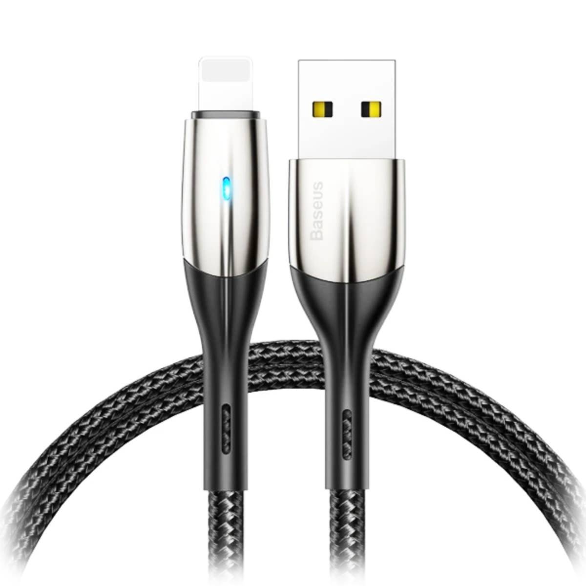 Cablu Type-A to Lightning Baseus, 1m black - xstore.md photo
