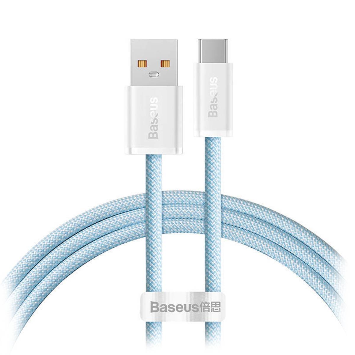 Cablu Type-A to Type-C Baseus, 1m blue - xstore.md photo