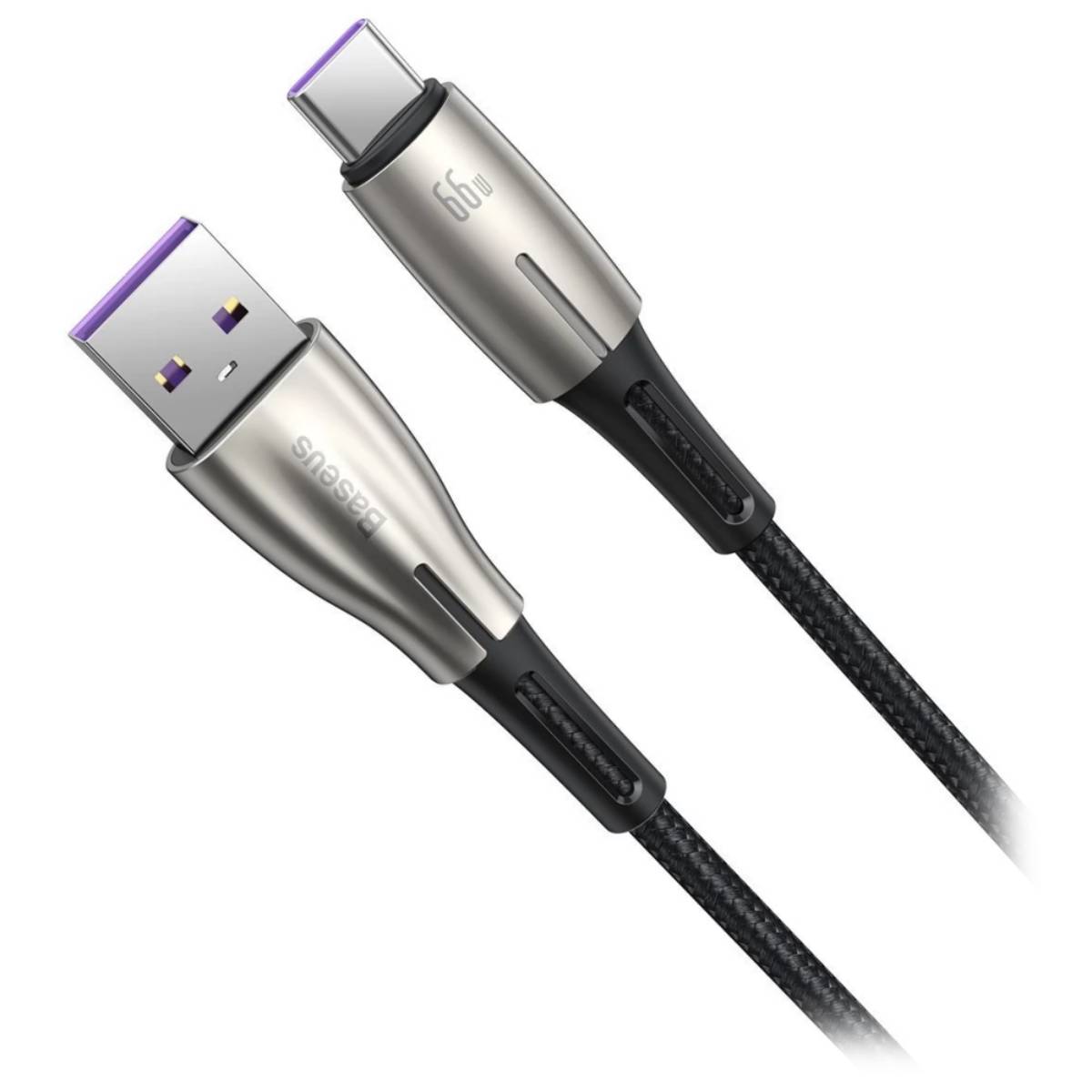 Cablu Type-A to Type-C Baseus, 1m black - xstore.md photo 0
