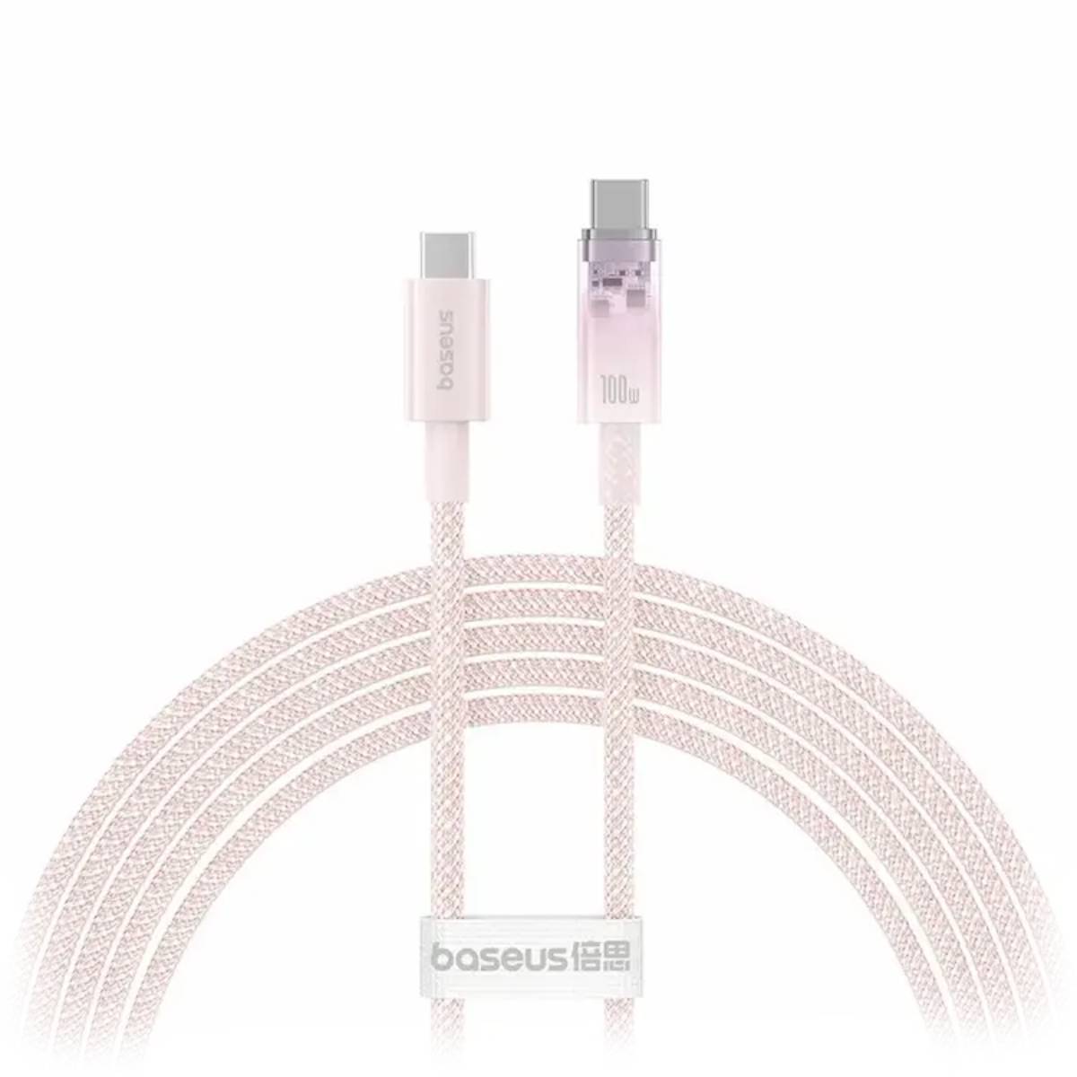Cablu Type-A to Type-C Baseus, 2m pink - xstore.md photo