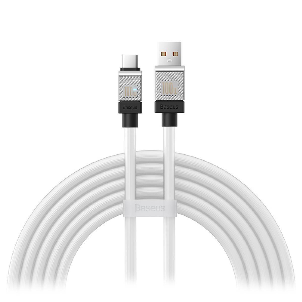 Cablu Type-A to Type-C Baseus, 2m white - xstore.md photo