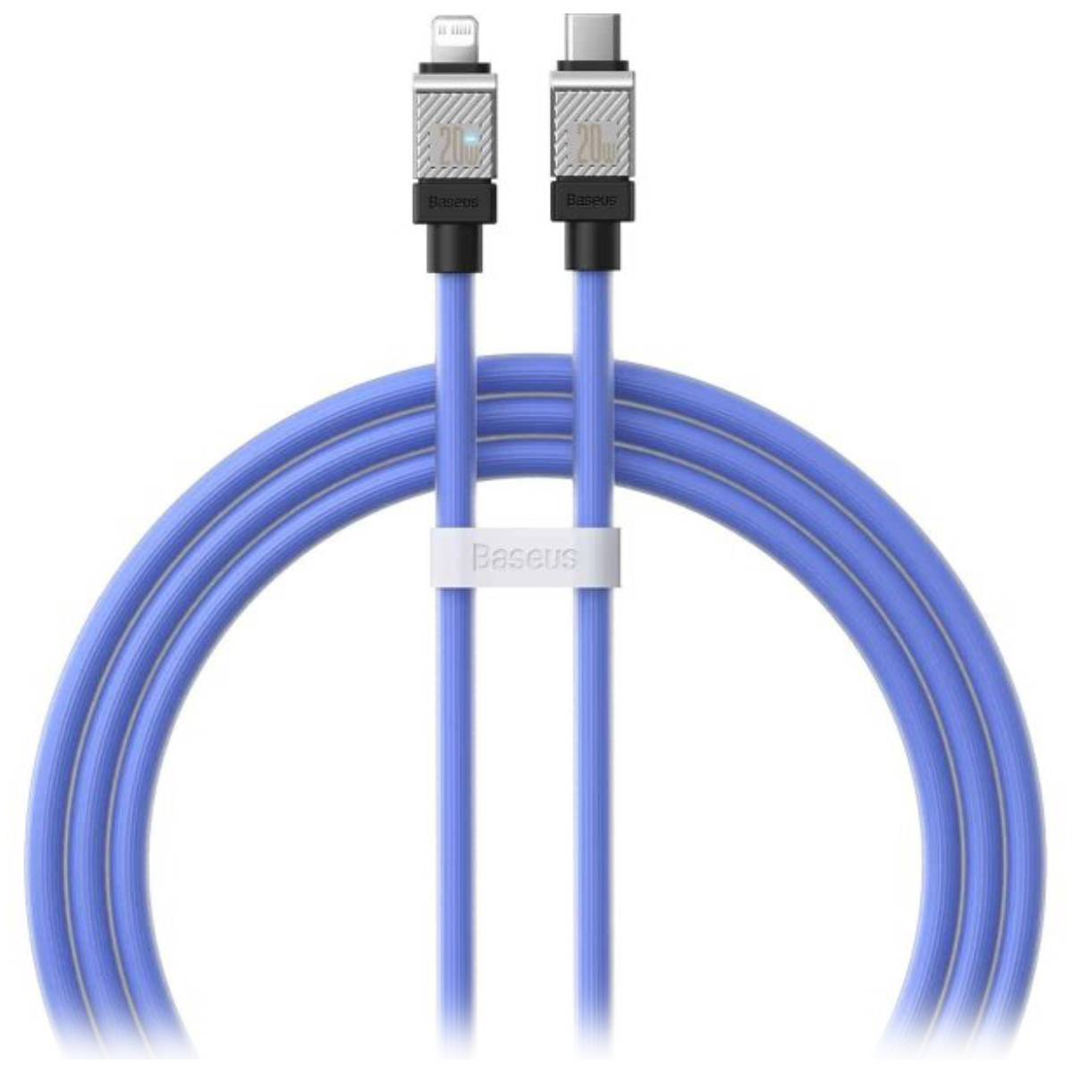 Cablu Type-C to Lightning Baseus, 2m blue - xstore.md photo