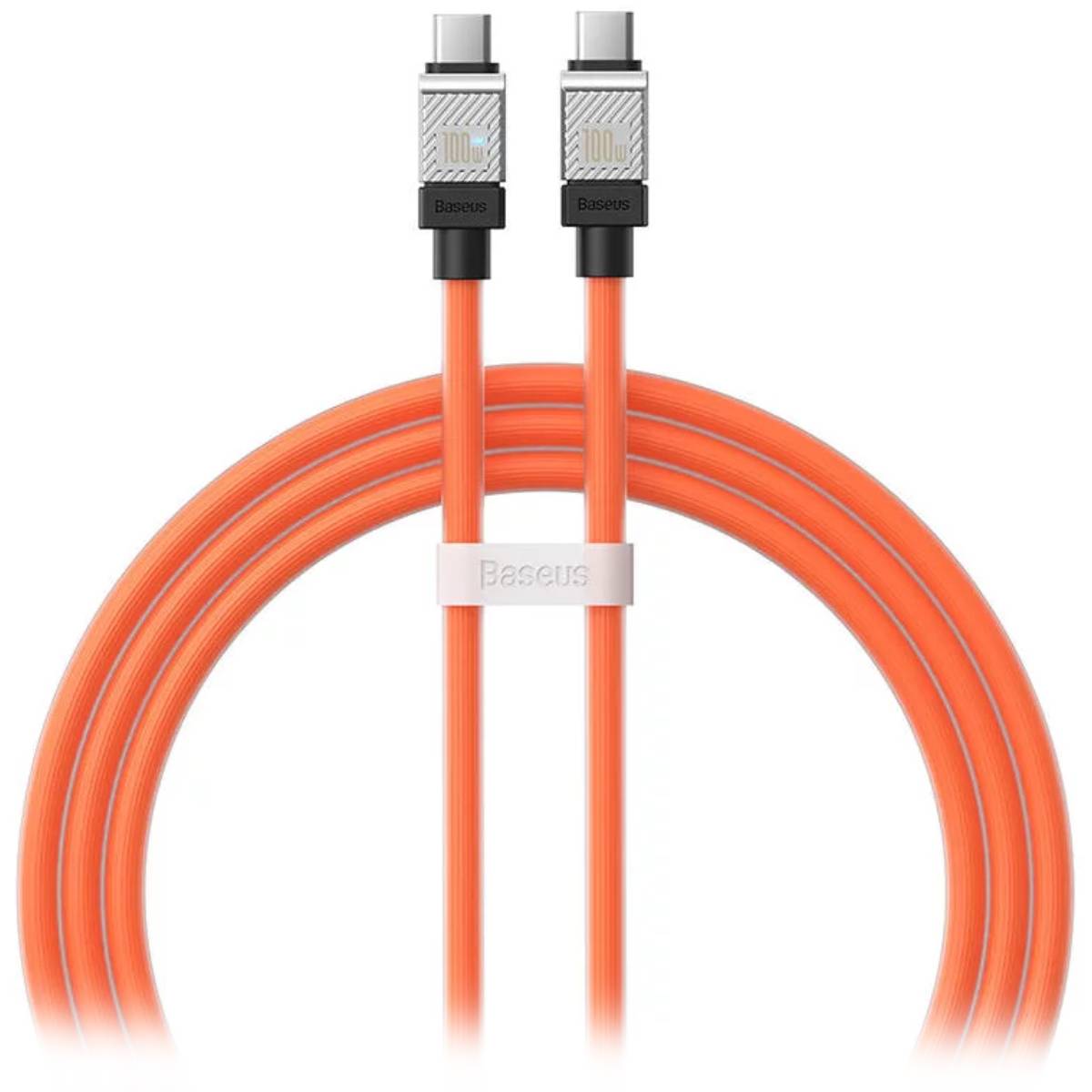 Кабель Type-C to Type-C Baseus, 1м orange - xstore.md photo