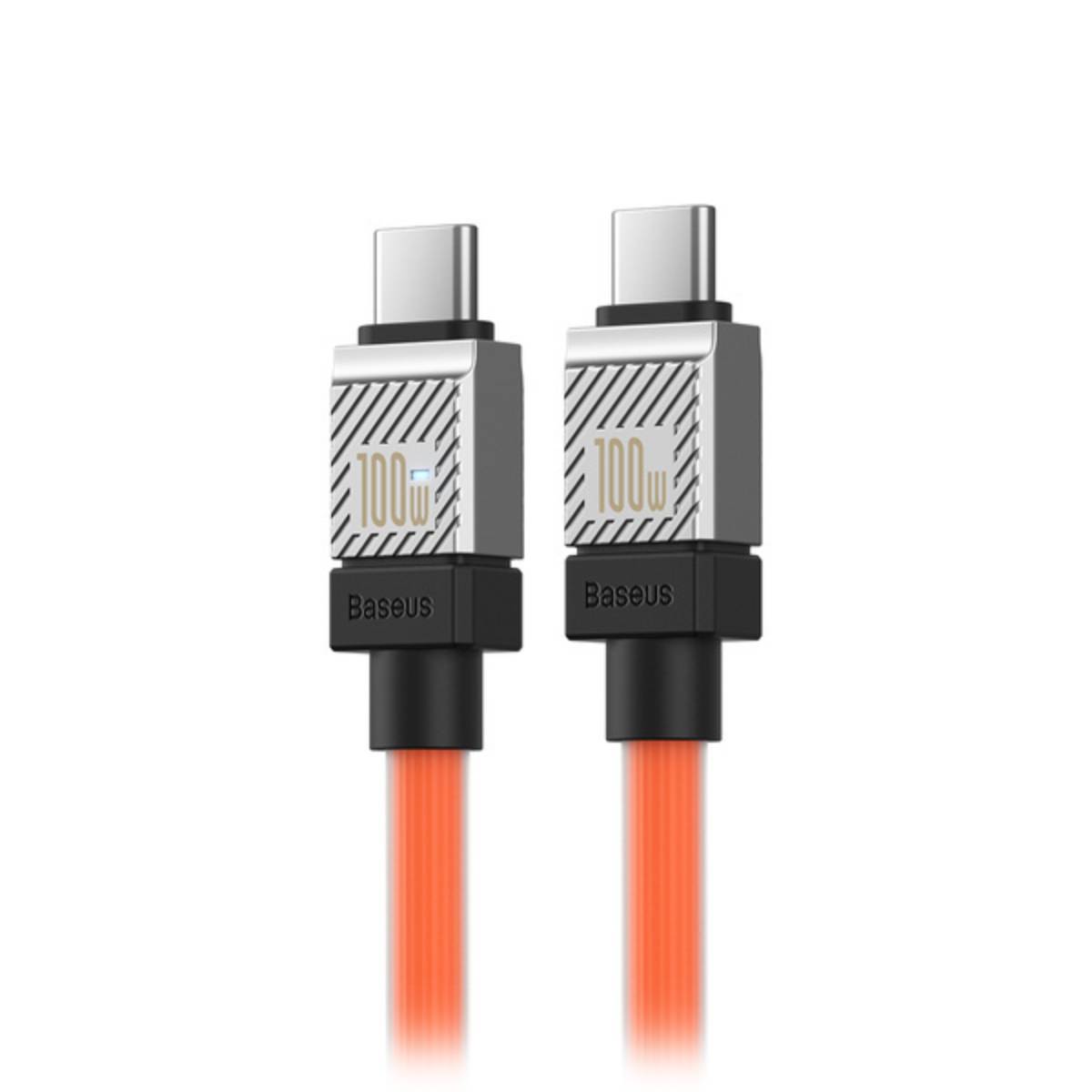 Кабель Type-C to Type-C Baseus, 2м orange - xstore.md photo 2