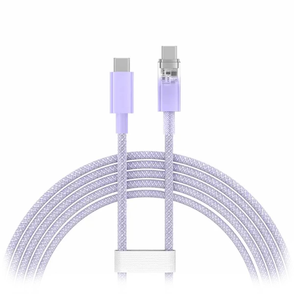 Cablu Type-C to Type-C Baseus, 2m purple - xstore.md photo