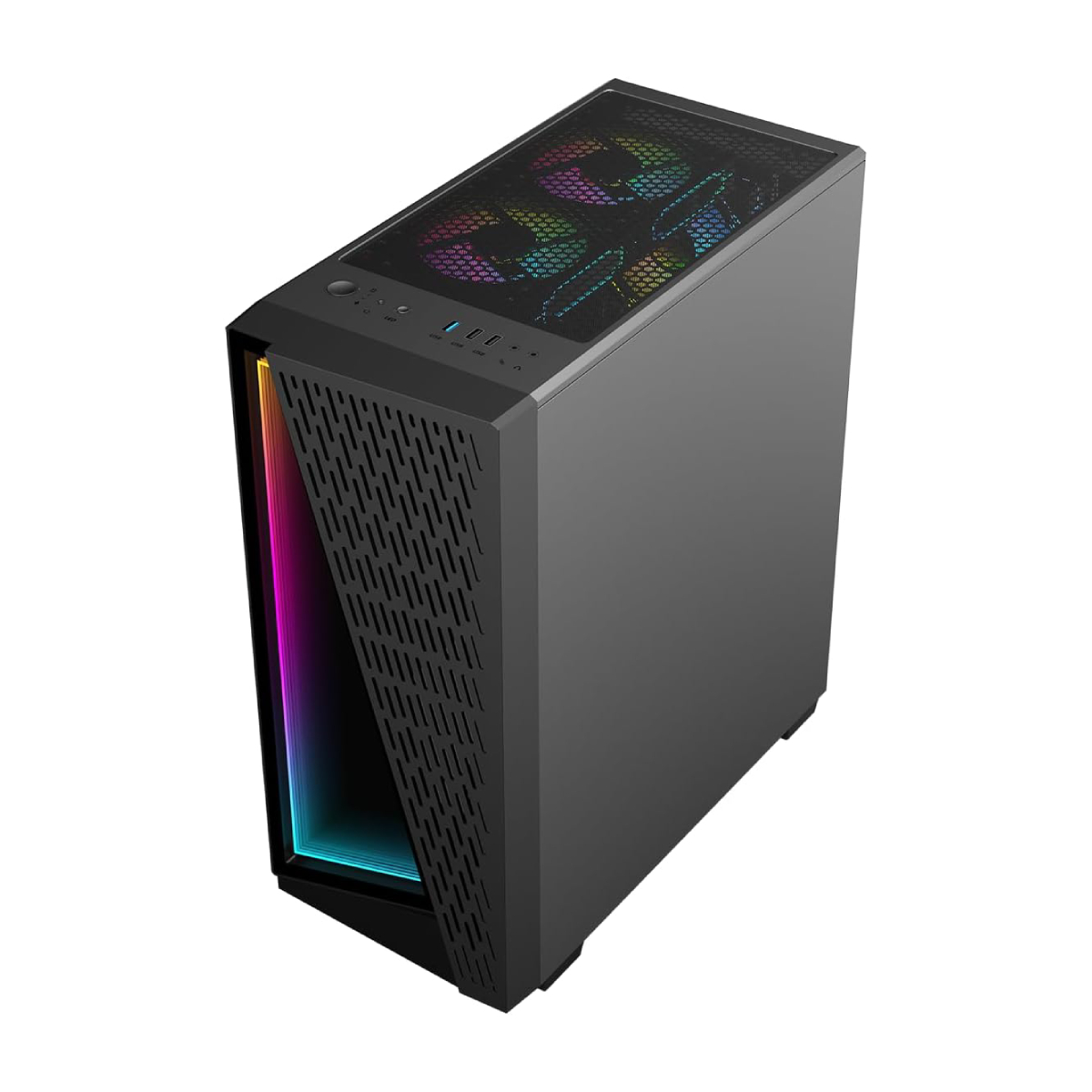 Carcasă PC GAMEMAX Prism, Black în Moldova - xstore.md photo 3