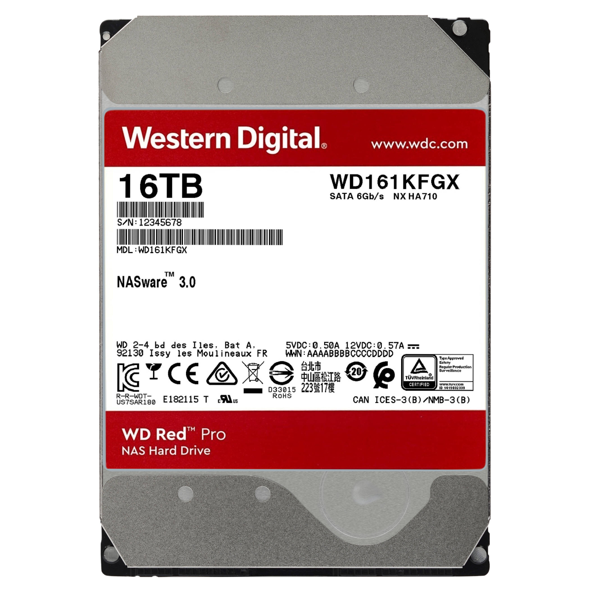 HDD WD Red Pro WD161KFGX în Moldova - xstore.md photo 0