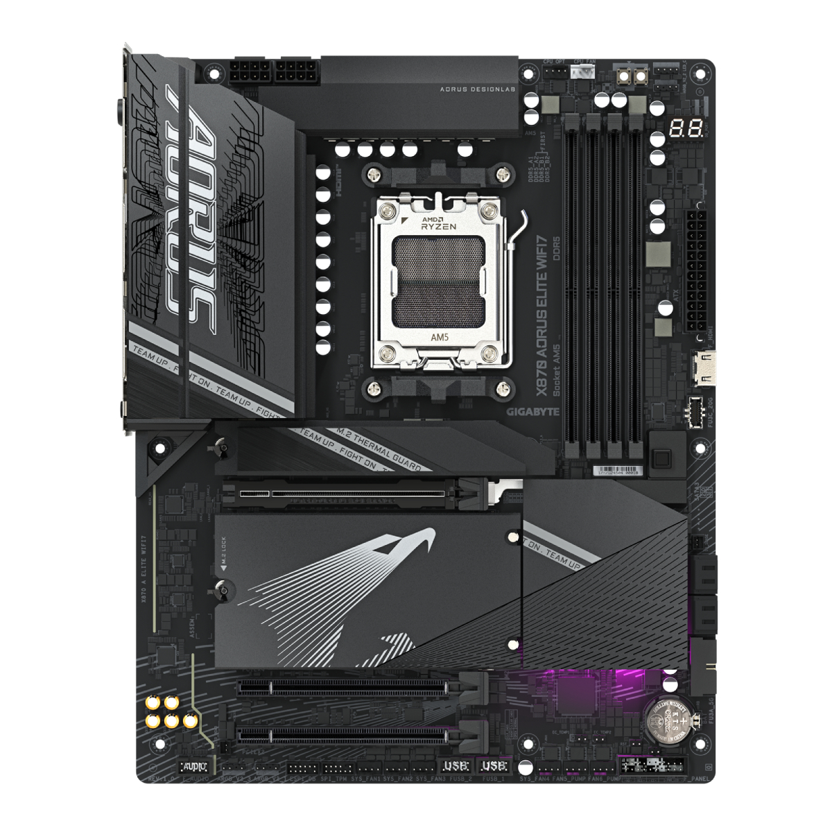 Материнская плата GIGABYTE X870 AORUS ELITE WIFI7 - xstore.md photo 0