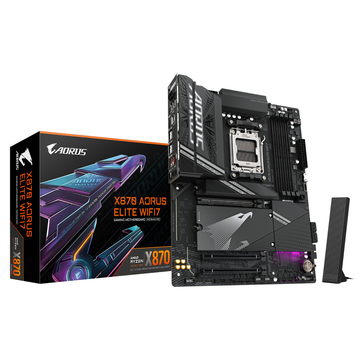 Материнская плата GIGABYTE X870 AORUS ELITE WIFI7 - xstore.md photo