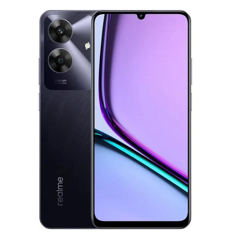 Realme Note 60 – 4GB/128GB, Marble Black - xstore.md photo