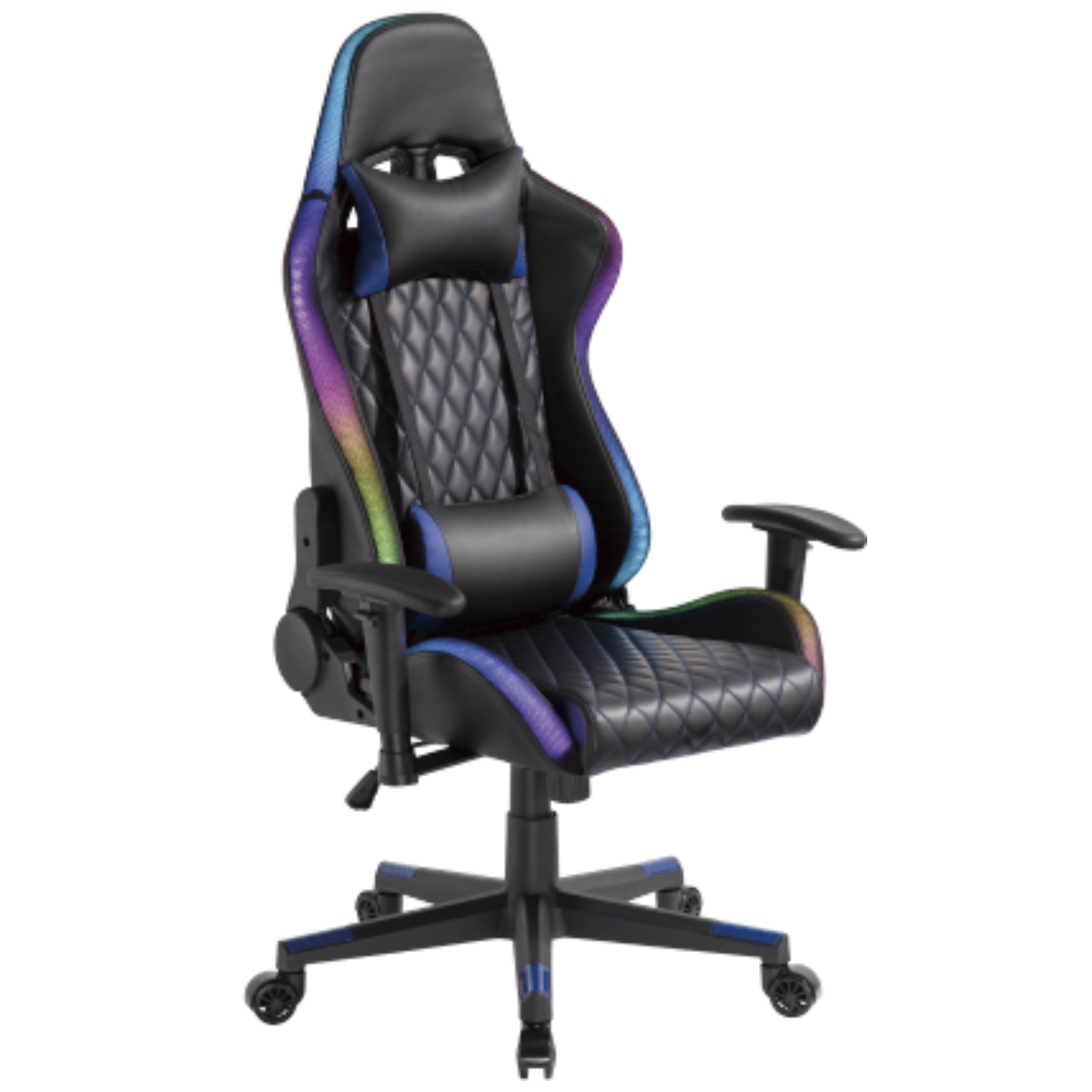Scaun Gaming Lumi CH06-30 Black în Moldova - xstore.md photo 0