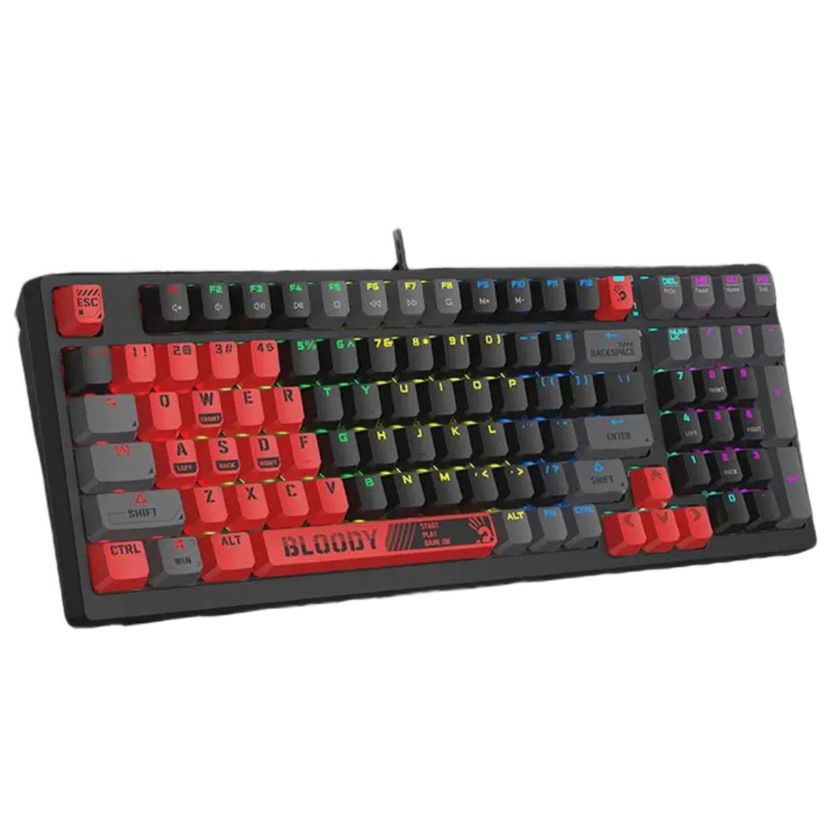Клавиатура Bloody S98 Sports, Black-Red в Молдове - xstore.md photo 1