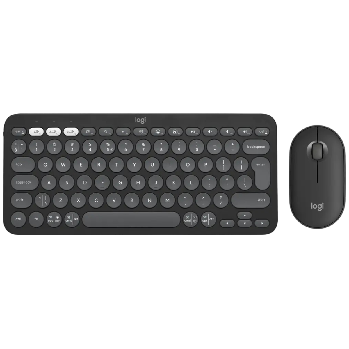 Tastatură fără fir Logitech Pebble 2 Combo în Moldova - xstore.md photo