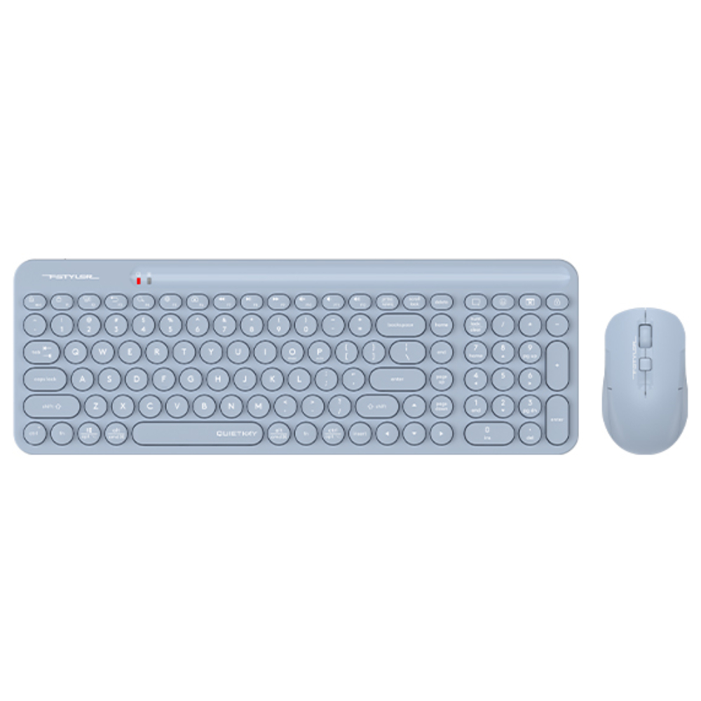 Tastatură fără fir + Mouse A4Tech FG3300 Air, Blue - xstore.md photo