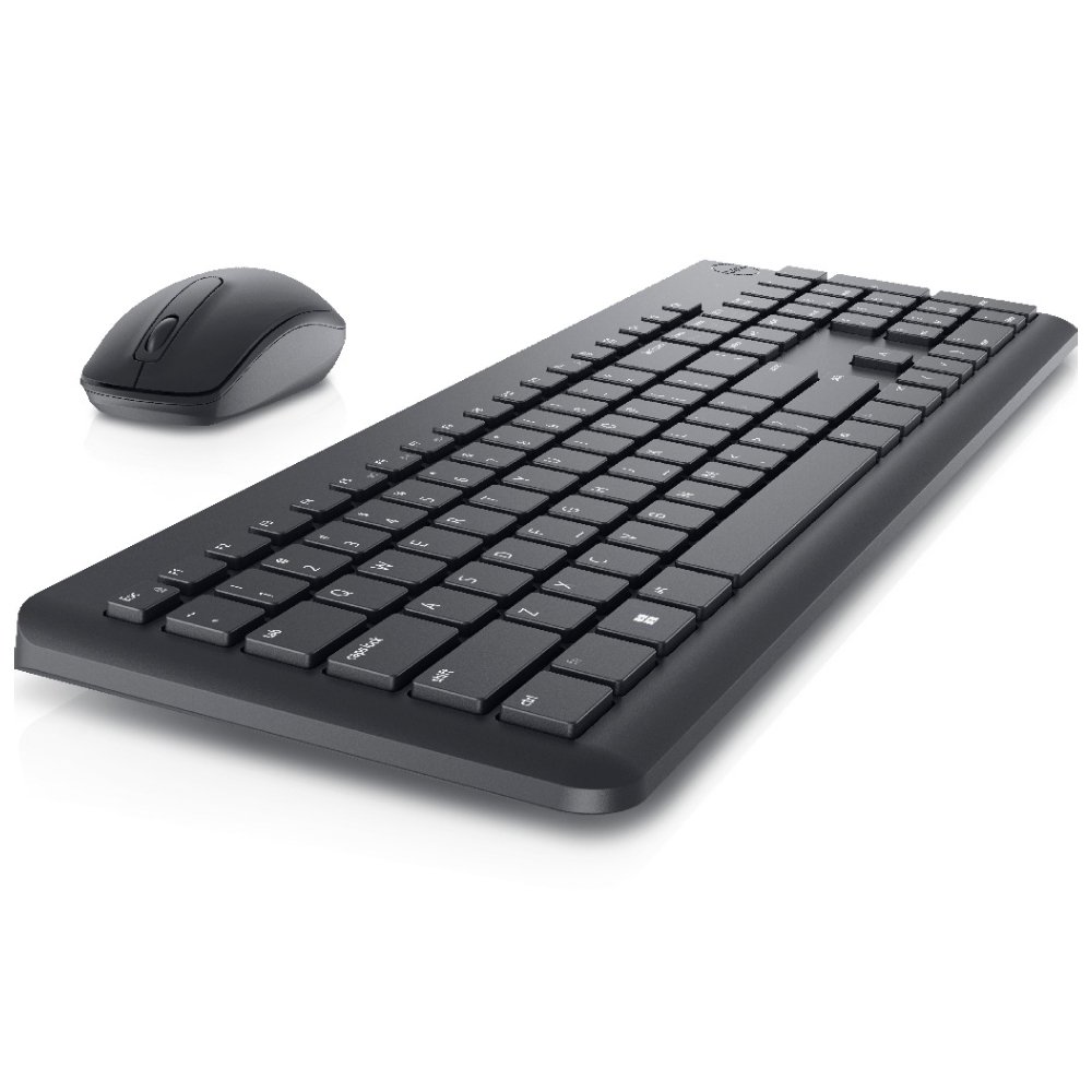 Tastatură fără fir + Mouse Dell KM3322W, Black în Moldova - xstore.md photo 1
