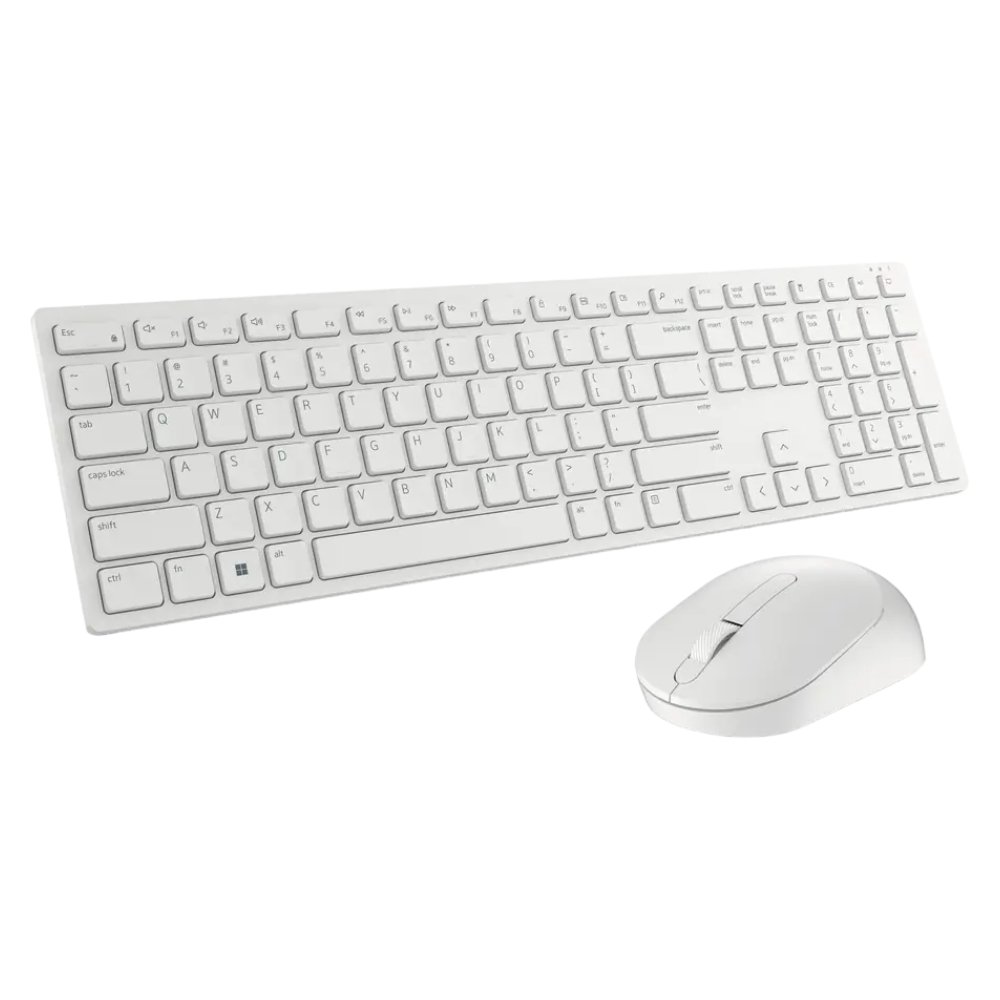 Tastatură fără fir + Mouse Dell KM5221W, White în Moldova - xstore.md photo 0
