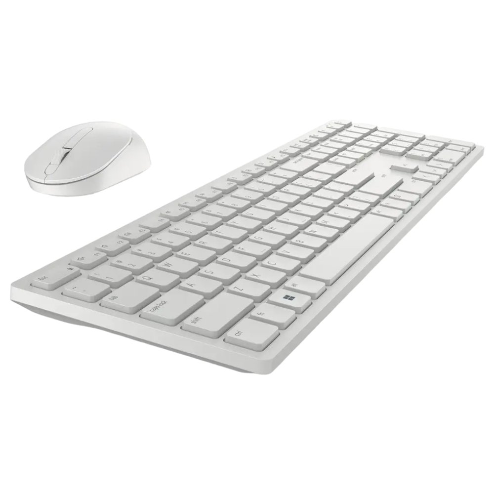 Tastatură fără fir + Mouse Dell KM5221W, White în Moldova - xstore.md photo 1