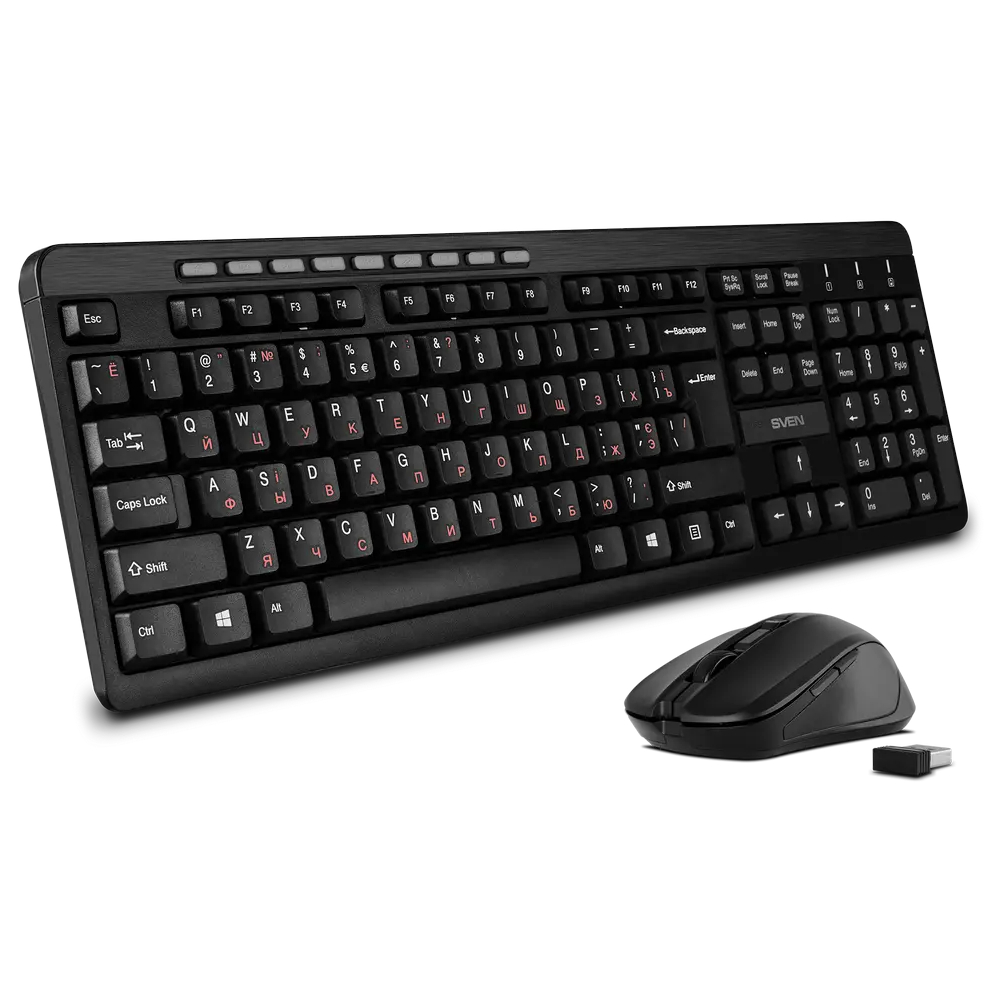 Tastatură fără fir + Mouse SVEN KB-C3400W - Cumpăra în Moldova | Xstore.md photo 0