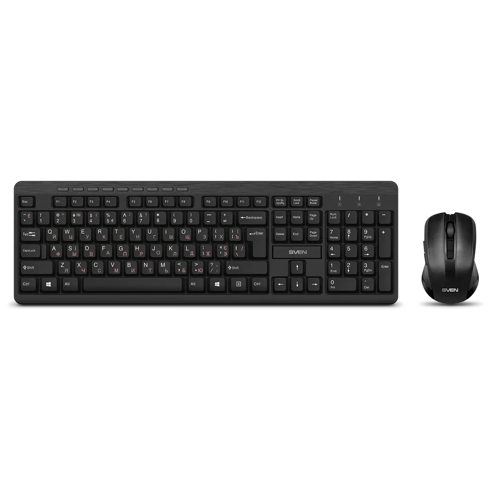 Tastatură fără fir + Mouse SVEN KB-C3400W - Cumpăra în Moldova | Xstore.md photo