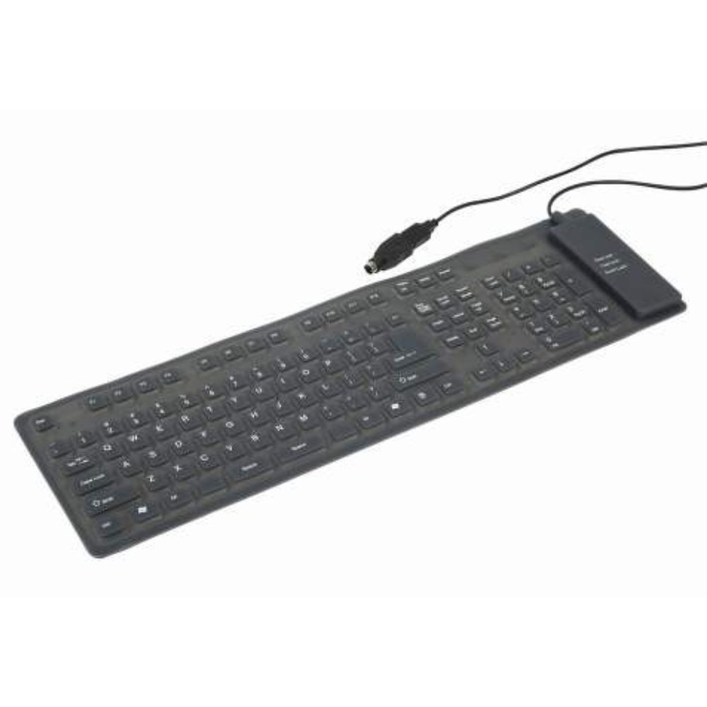 Tastatură Gembird KB-109F-B Flexible în Moldova - xstore.md photo 0
