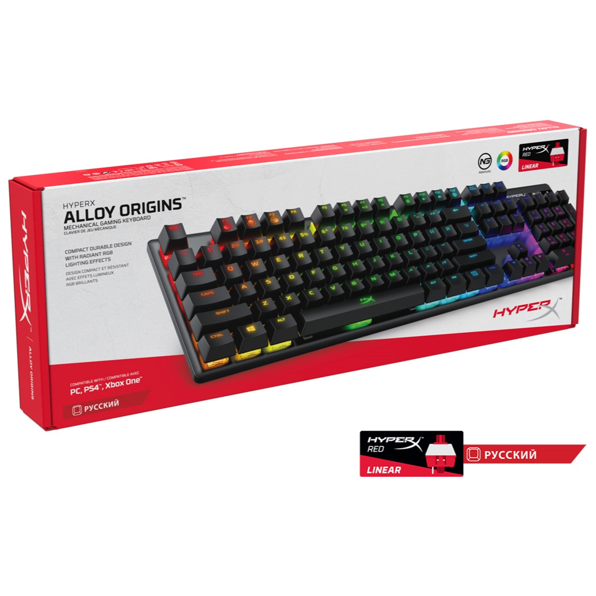 Tastatură HyperX Alloy Origins 4P4F6AA#ABA | Xstore.md - Cumpăra în Moldova, Chișinău photo 2