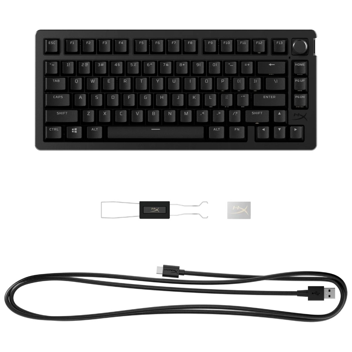 Tastatură HyperX Alloy Rise 75, Black în Moldova - xstore.md photo 3