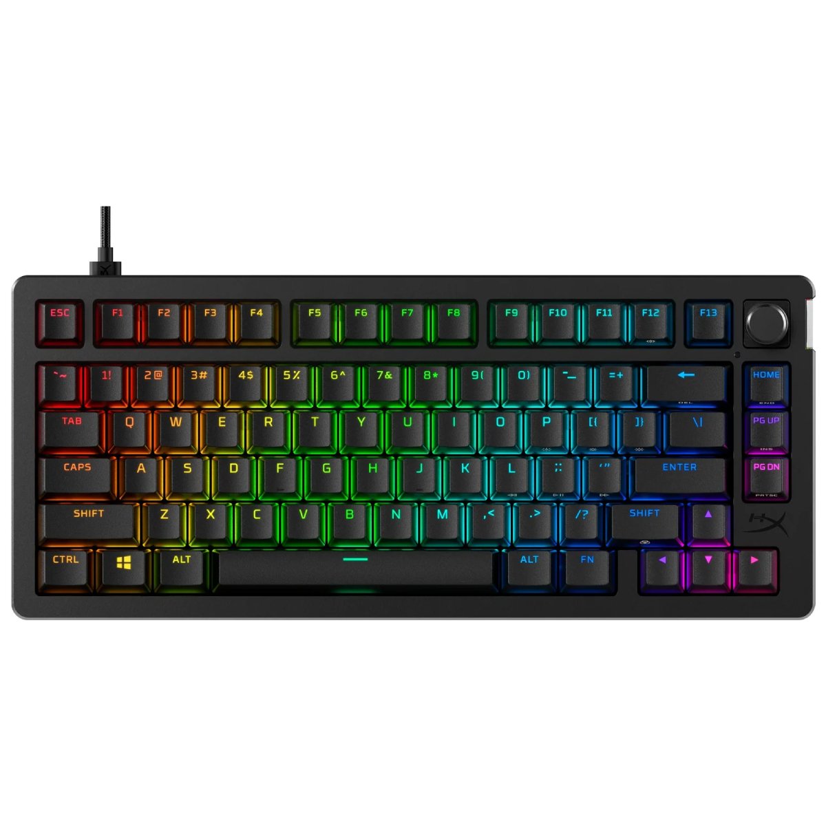 Tastatură HyperX Alloy Rise 75, Black în Moldova - xstore.md photo