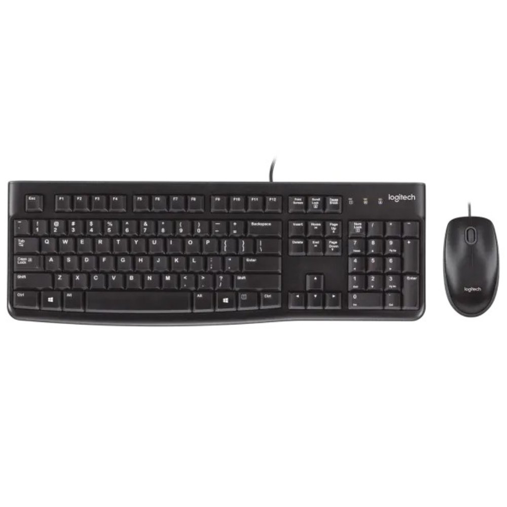 Tastatură + Mouse Logitech MK120, Black în Moldova - xstore.md photo
