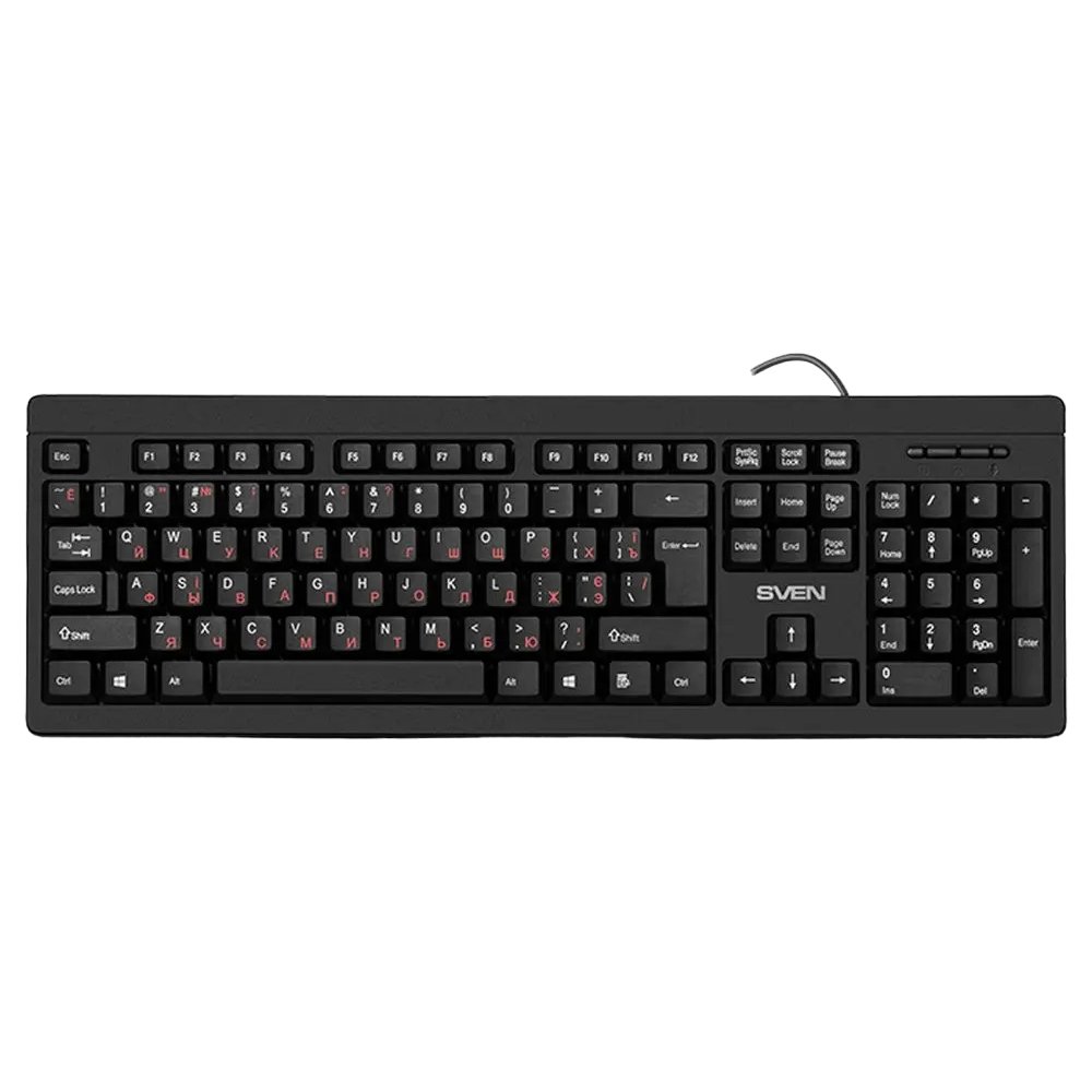 Tastatură + Mouse SVEN KB-S320C, Black în Moldova - xstore.md photo 2