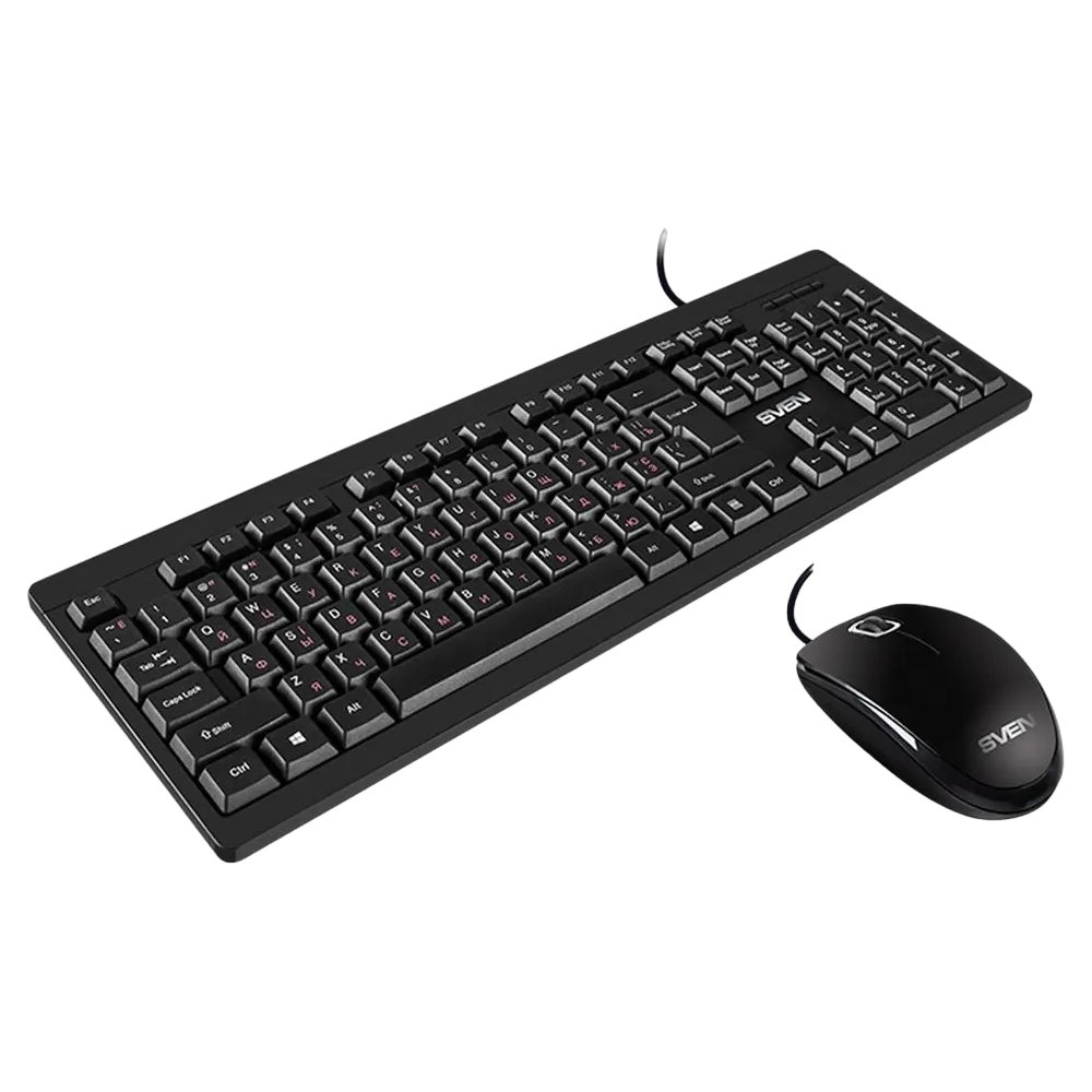 Tastatură + Mouse SVEN KB-S320C, Black în Moldova - xstore.md photo 0