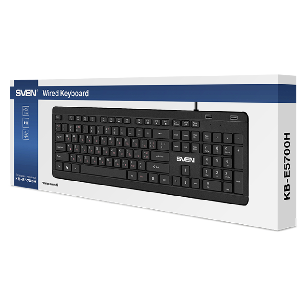 Клавиатура SVEN KB-E5700H | Xstore.md - Купить в Молдове, Кишиневе photo 2