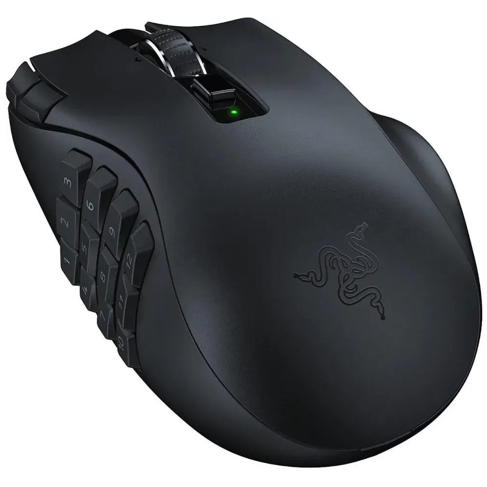 Wireless Mouse Razer Naga V2 HyperSpeed, Black în Moldova - xstore.md photo 1