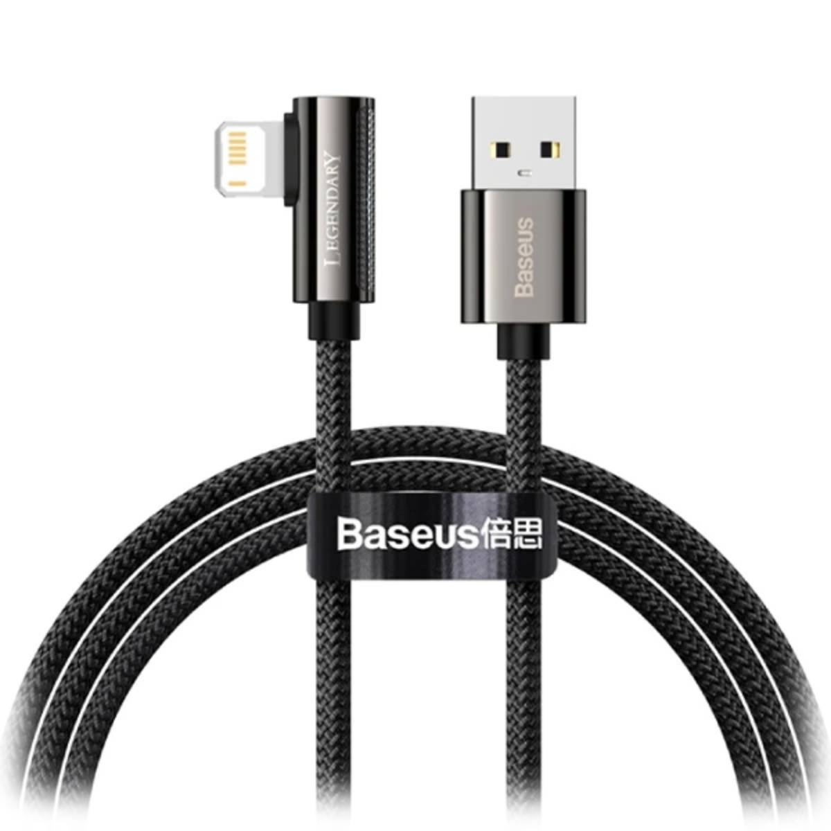 Cablu Type-A to Lightning Baseus, 1m black - xstore.md photo