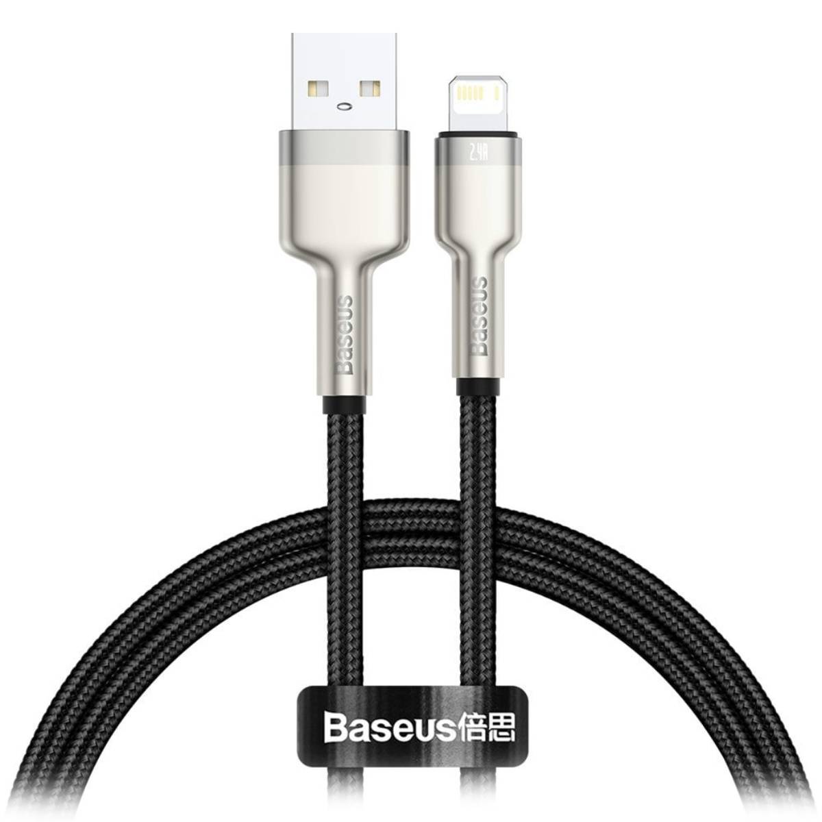 Кабель Type-A to Lightning Baseus, 1м black - xstore.md photo