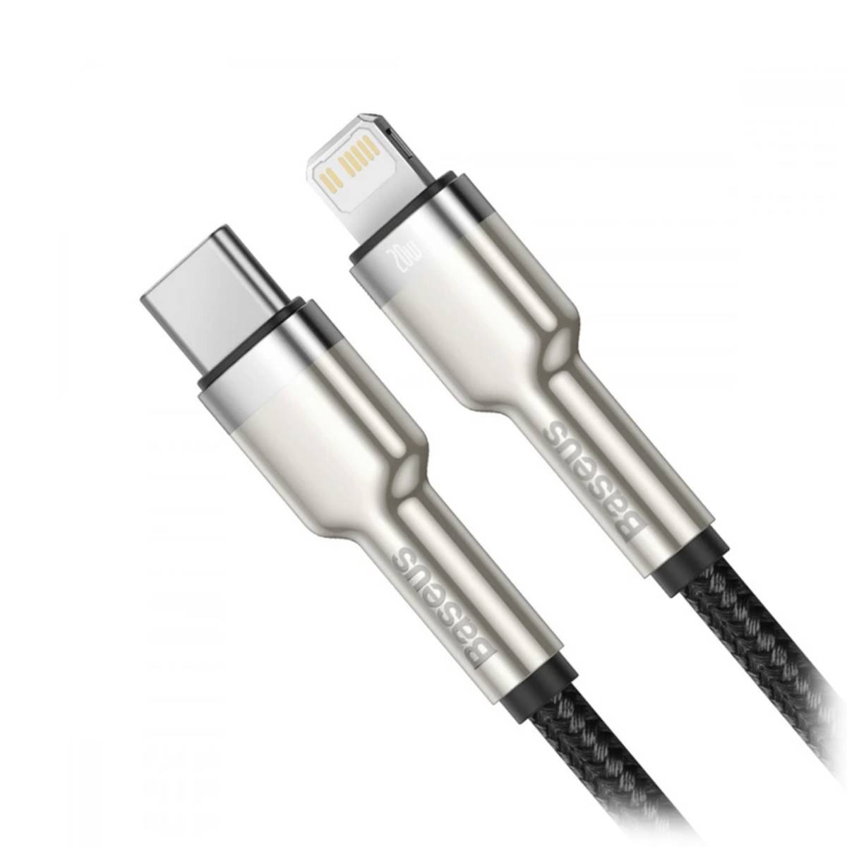 Cablu Type-C to Lightning Baseus, 1m black - xstore.md photo 0
