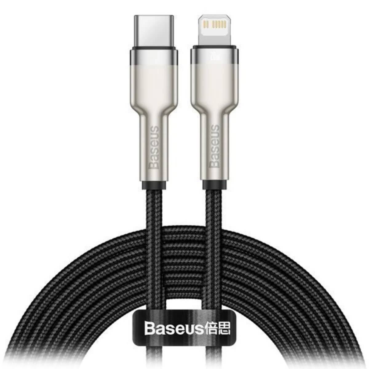 Cablu Type-C to Lightning Baseus, 1m black - xstore.md photo